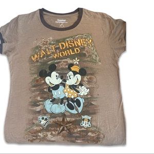 Disney World Mickey And Minnie Tee